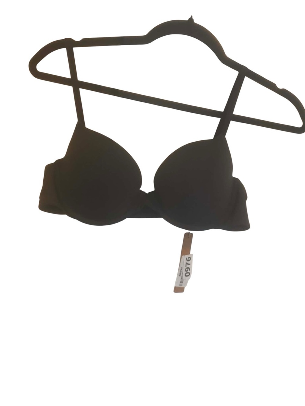 NWT Skims Fits Everybody Push Up Demi Bra ONYX Size 36B